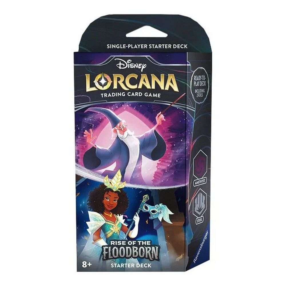 Disney Lorcana: Rise of the Floodborn - Starter Deck - Merlin and Tiana